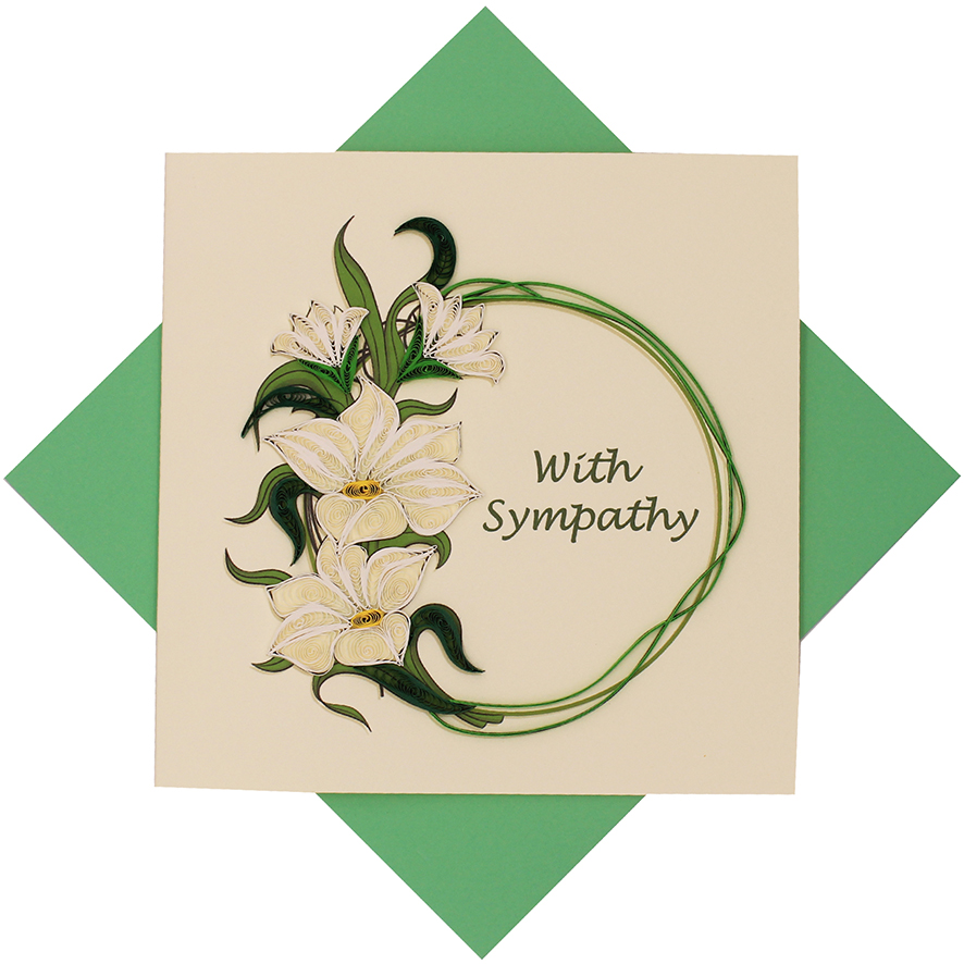 Quilled Sympathy Cards